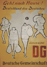 Frühes Plakat der DG