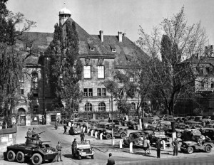 Im Justizpalast Nürnberg begannen 1946 die Kriegsverbrecherprozesse