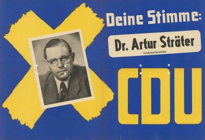 Wahlplakat Artur Sträters